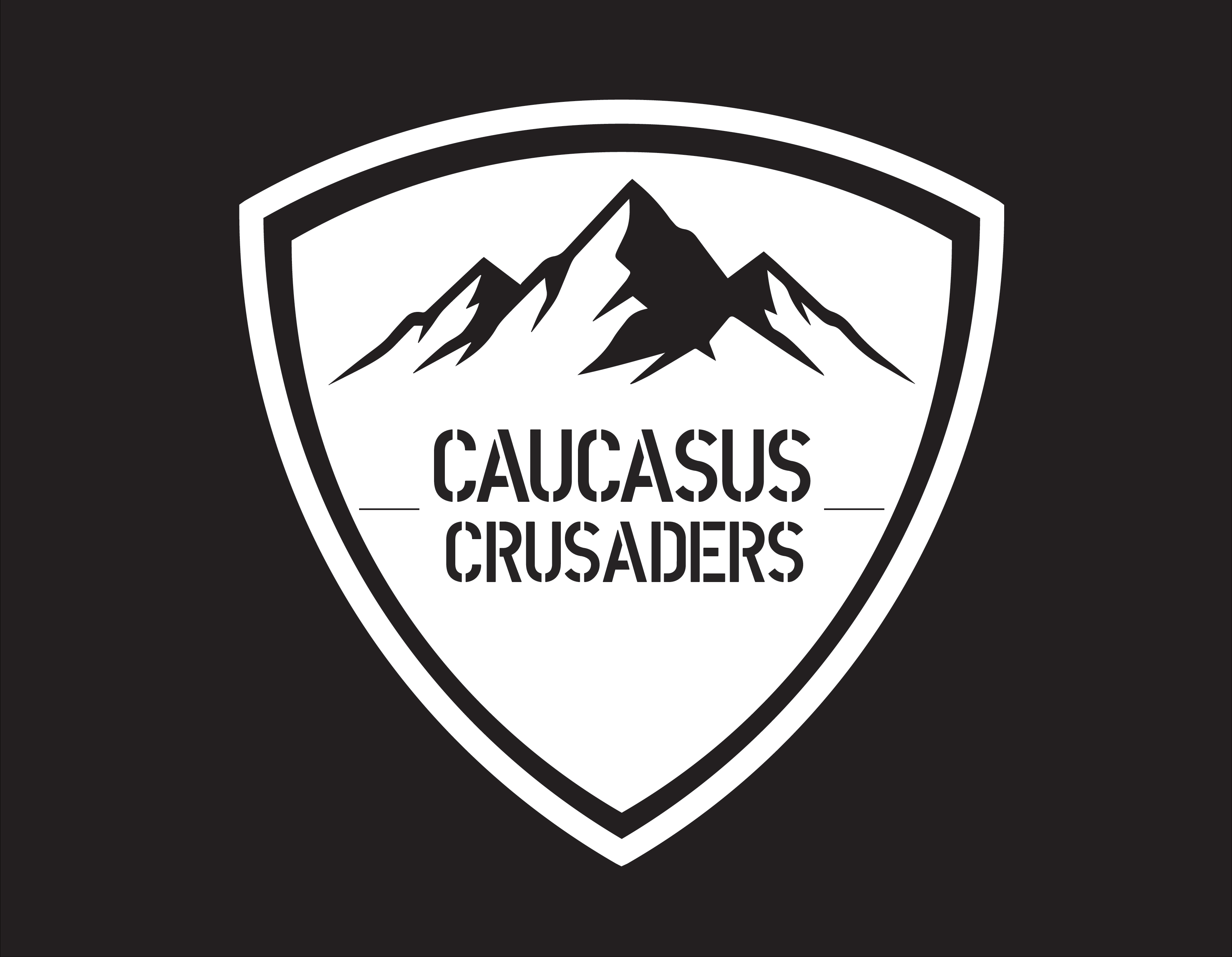 Caucasus Crusaders motorcycle crest variant