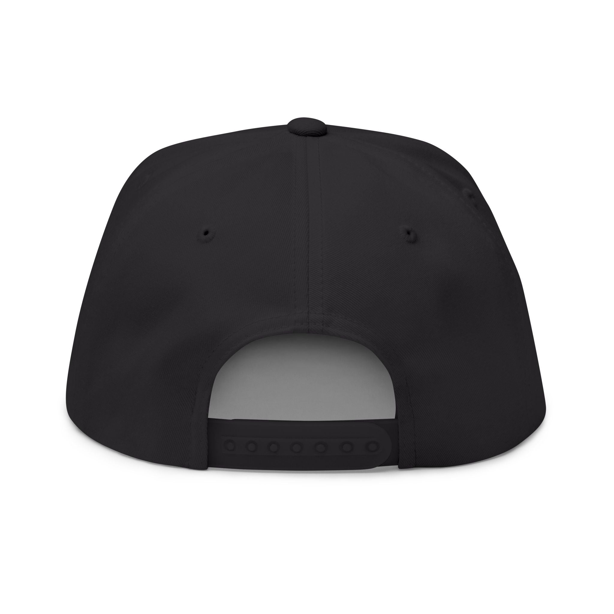 Embroidered VLAD Flat Bill Cap — Retro Bold Logo Snapback