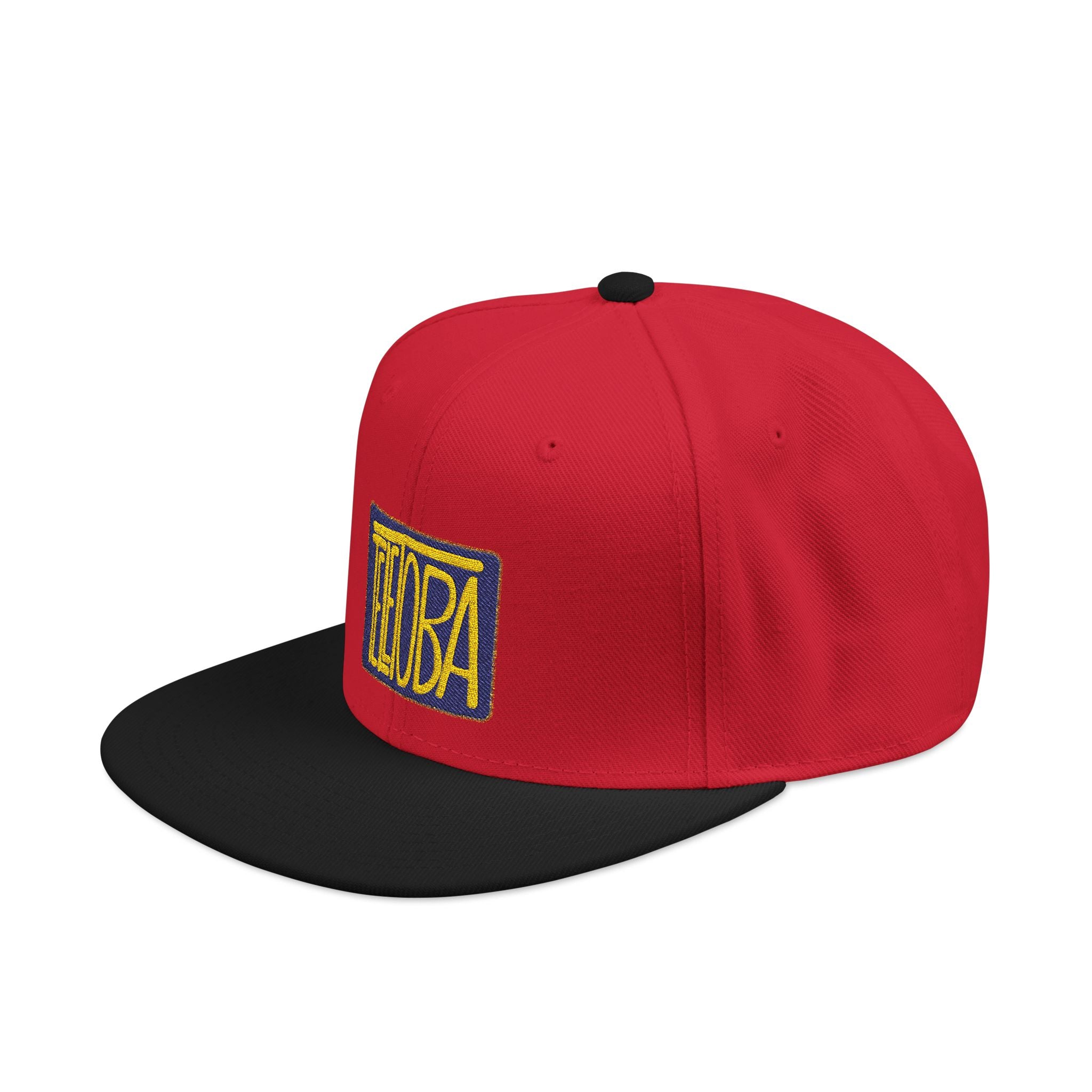 Embroidered Snapback Hat — Retro NBA Patch Cap
